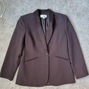 Le Suit Women's Dark Brown Blazer